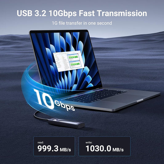 UGREEN Hard Drive Enclosure (M-Key and M+B Key PCIe NVMe M.2 SSD)