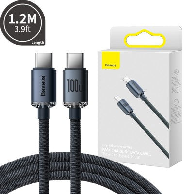 BASEUS Charging Data Cable (1.2M, Type-C to Type-C, 100W)