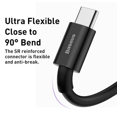 BASEUS Charging Data Cable (1M, USB to Type-C, 66W)