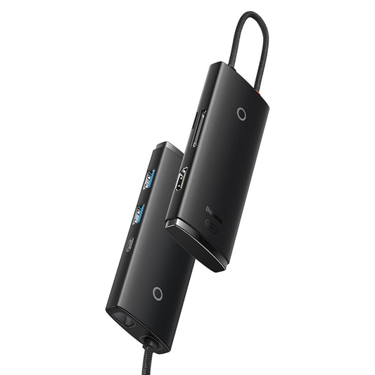 BASEUS 6-in-1 Type-C Docking Station (Type-C to HDMI+USB3.0*2+PD+SD/TF)