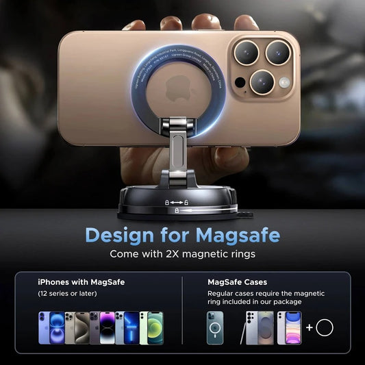 SMART DEVIL Car Mount Magnetic Suction Phone Holder
