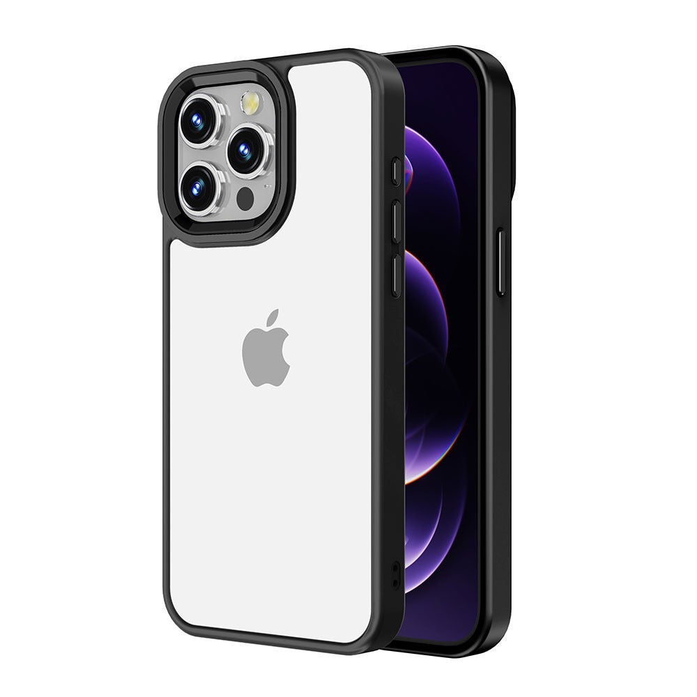REDDFINE Metal Camera Lens Transparent Protection Shockproof Case Cover for iPhone 15 Pro Max