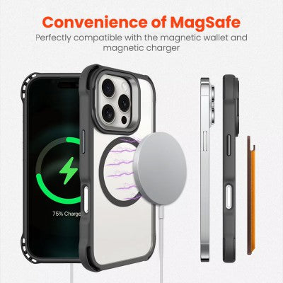 REDEFINE Rebound Drop Protection Case Cover With Magnetic Ring for iPhone 16