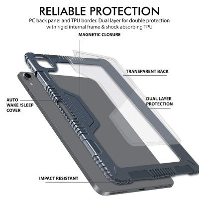 REDEFINE Armor Shockproof Smart Flip Case Cover for iPad 9.7-inch (2017) / (2018)