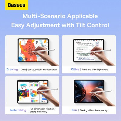 Baseus Smooth Writing 2 Series Styus Pen With LED Indicators (Active / Passive Version)