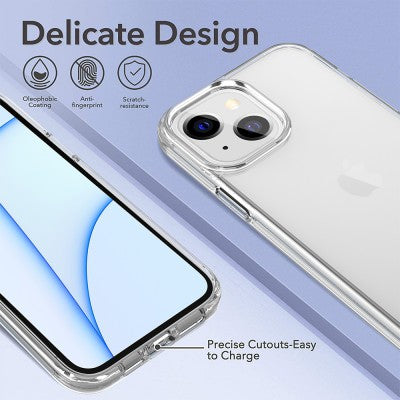 UTIA Ultimake Slim & Protective Case for iPhone 13/ iPone 14 - Clear Black