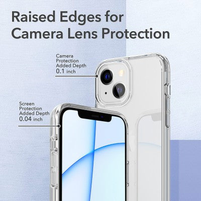 UTIA Ultimake Slim & Protective Case for iPhone 13/ iPone 14 - Clear Black