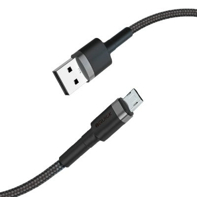 iQUICK Braided Micro USB  to USB-A Charging Cable 1M