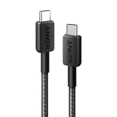 Anker 322 USB-C to USB-C Cable (1.8m Braided)-Black