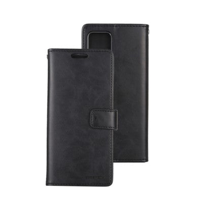 GOOSPERY Black Wallet Protective Case for iPhone 13 Pro Max
