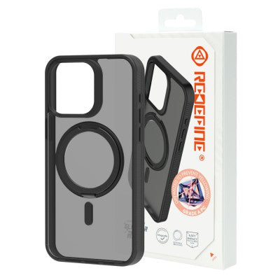 REDEFINE 360° Rotation Stand Magnetic Matte Case for iPhone 15