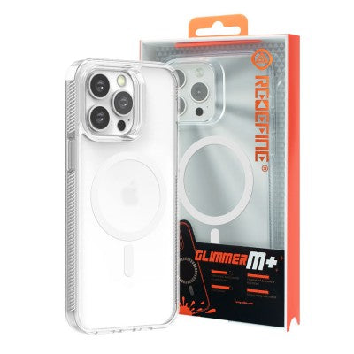 REDEFINE Clear Glimmer M+ Shockproof Magsafe Cover Case for iPhone 15 Pro
