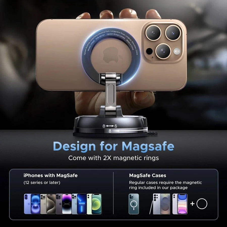 SMART DEVIL Car Mount Magnetic Suction Phone Holder