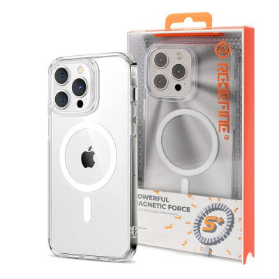 REDEFINE High Quality Acrylic + TPU Hybrid Transparent Case Cover With Magnetic Ring for iPhone 12 Pro Max