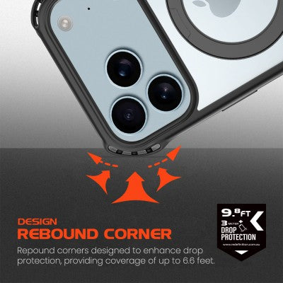REDEFINE Rebound Drop Protection Case Cover With Magnetic Ring for iPhone 17 Pro Max