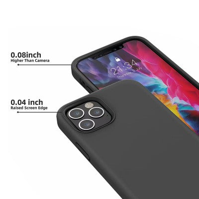 REDEFINE Liquid Silicone Case Cover with Magnetic Ring for iPhone 12 / 12 Pro (High-Quality Liquid Silicone)