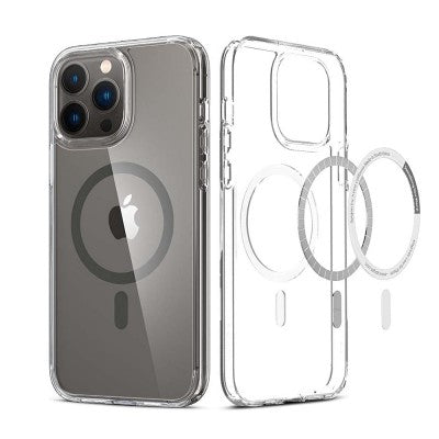 Ultimake Shockproof Transparent Case Cover With Magnetic Ring for iPhone 13 / 14